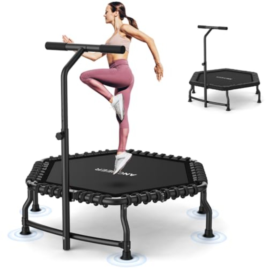 Trampoline Mini Indoor - Indoor Mini Trampoline 50'' for Adult
