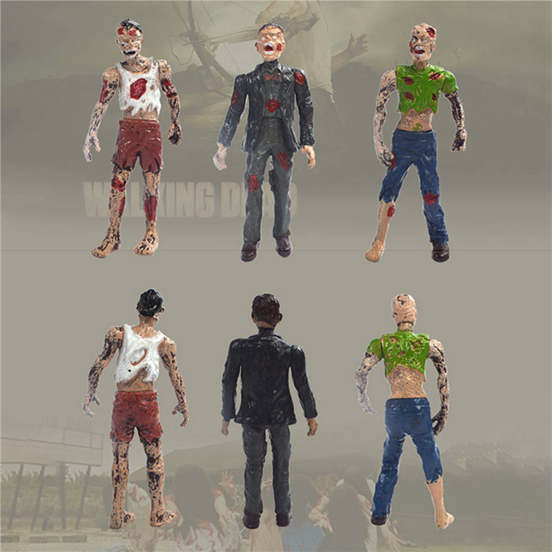 Kids Zombie Toys - 12Pcs/Lot 10CM The Walking Dead Zombie