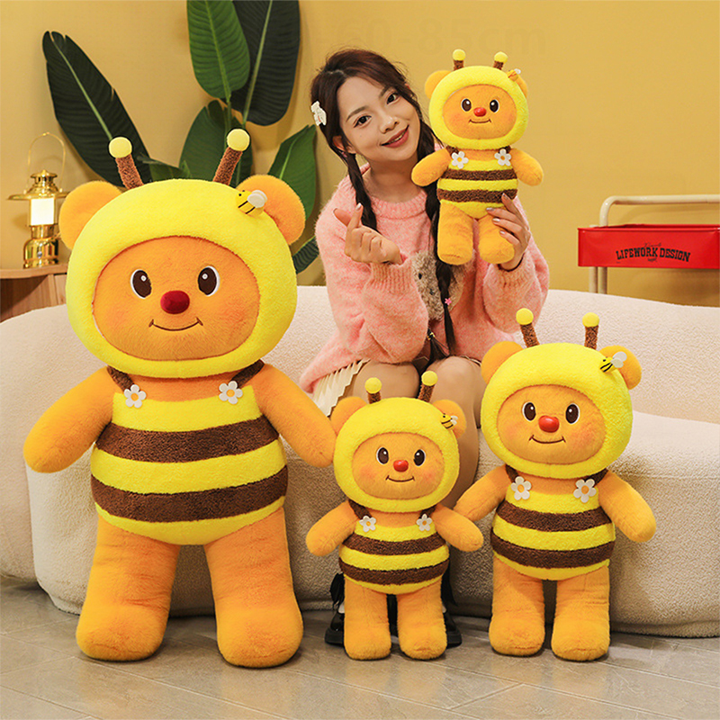 Best Kids Toys Xmas - Kawaii Plush Toy Cute Bee Beaver