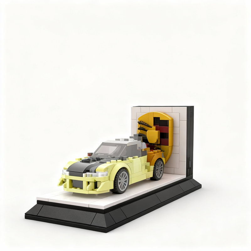 Kids Toys Manufacturers - 423pcs MOC Car Manufacturer Display Platform