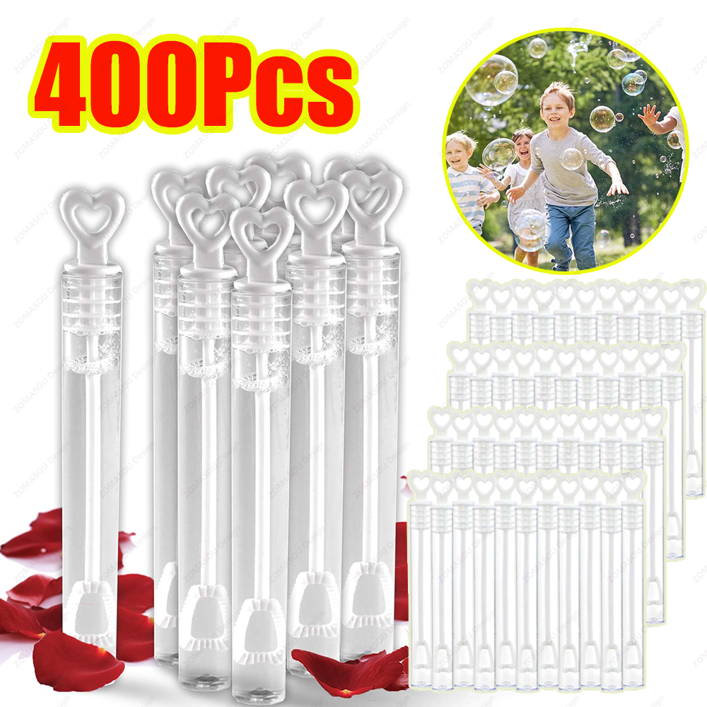 Kids Toys Youtube - 10-400pcs Bubble Soap Bottle Mini Heart