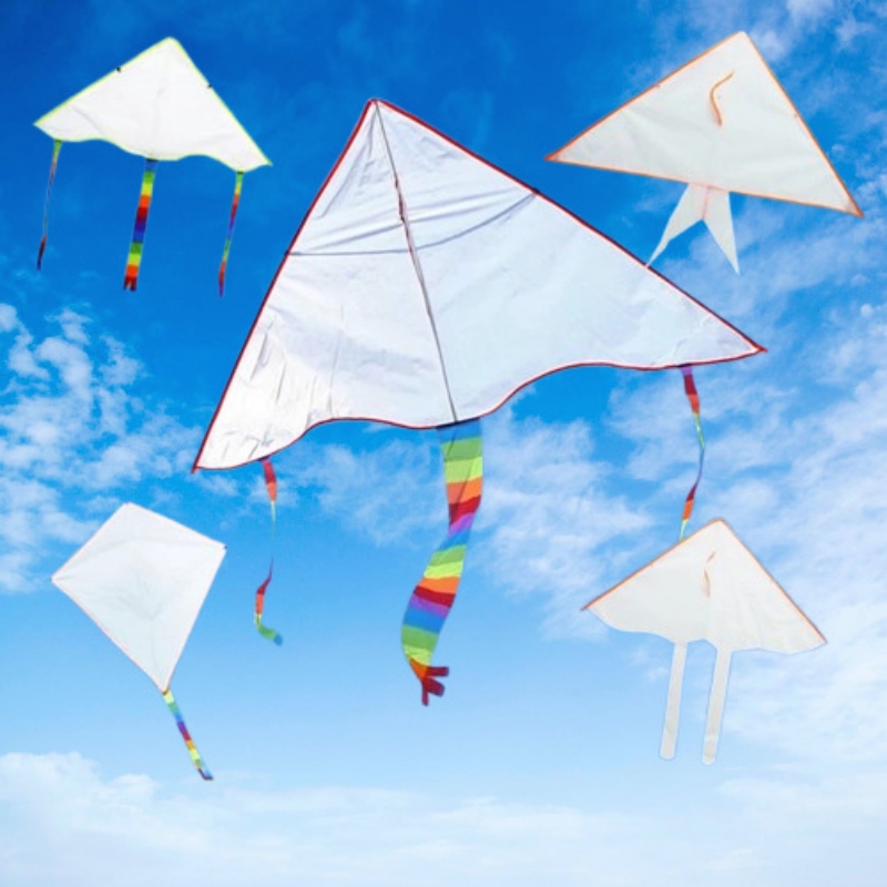 Kite Wind Outdoor - 2pcs diy kite nylon fabric Children