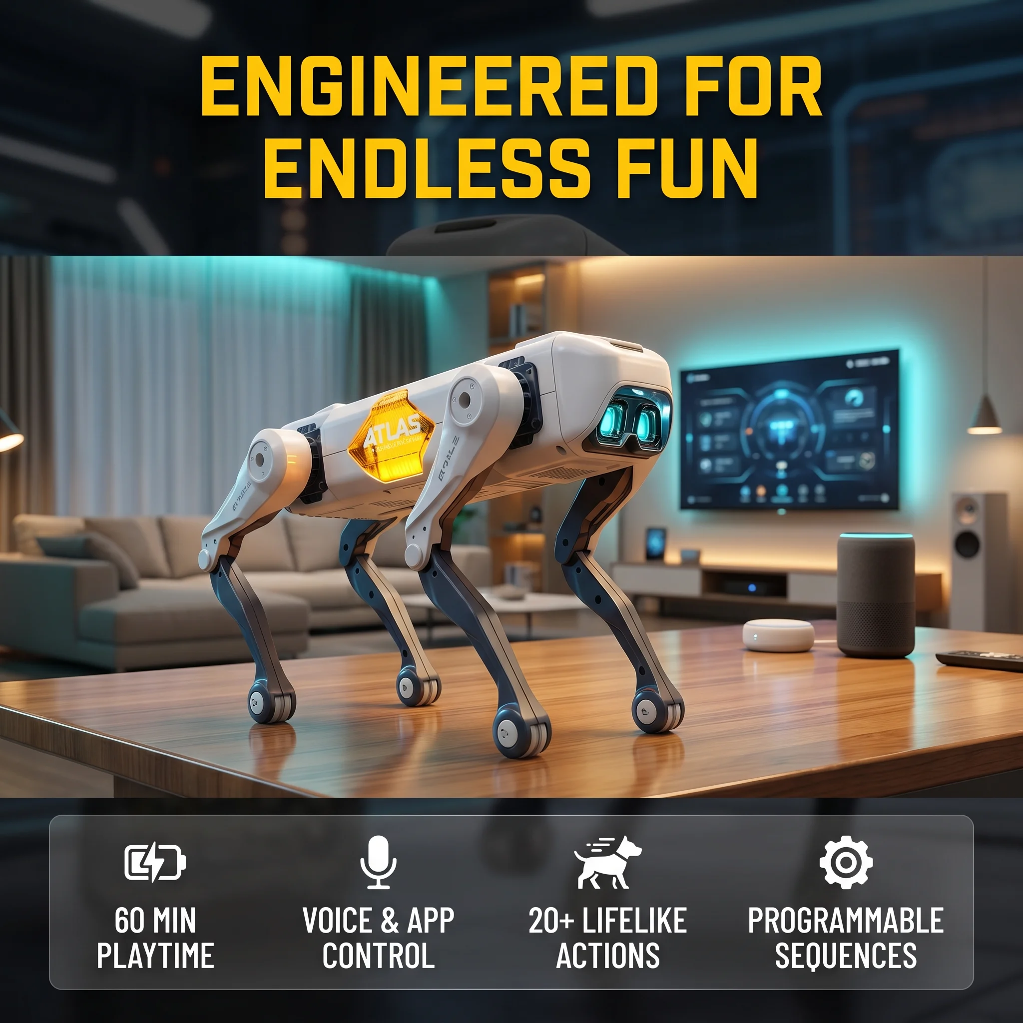 Kids Y Toys - AI Smart Robot Dog, Voice &