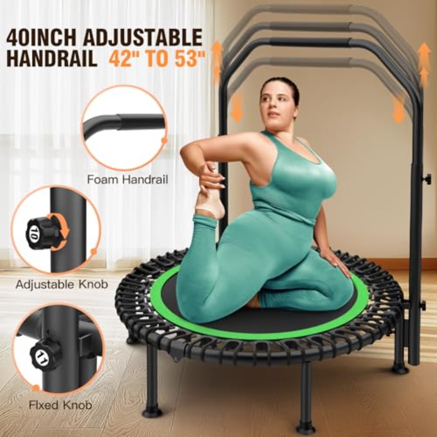 40/48 Foldable Mini Trampoline – Trampoline Mini Indoor Bewertung und Preis