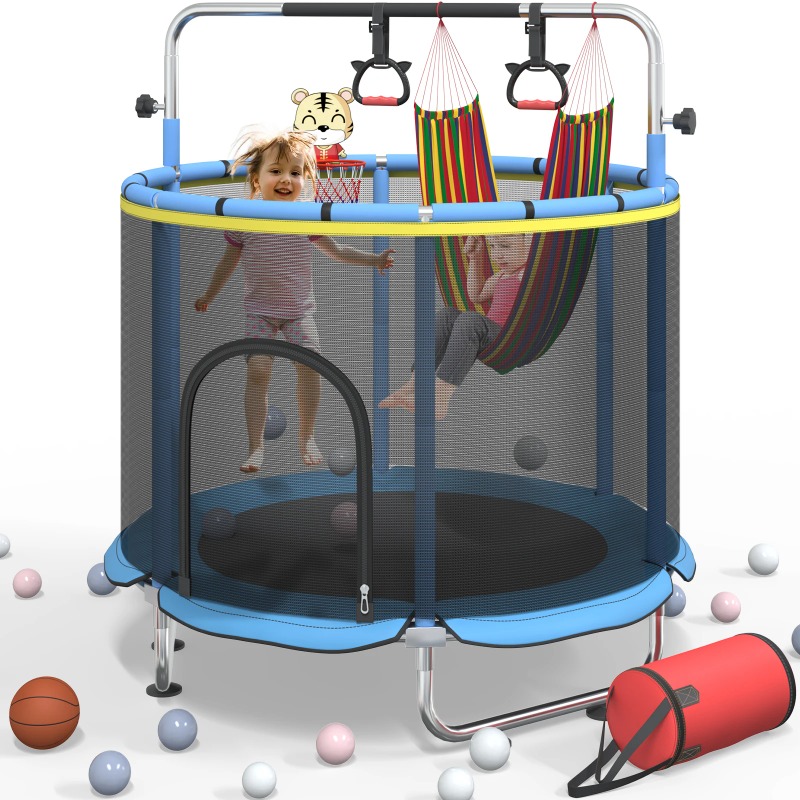 5FT Toddler Trampoline 8-in-1  – Trampoline Mini Indoor Bewertung und Preis