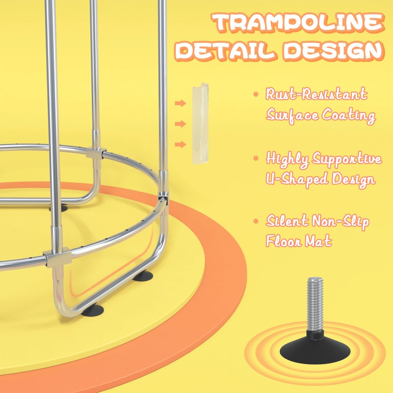 5FT Toddler Trampoline 8-in-1  – Trampoline Mini Indoor Bewertung und Preis