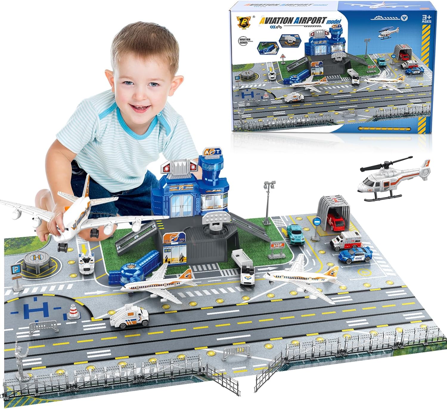 Children's Airport Scene Toy S – Kids Toys Kit Bewertung und Preis