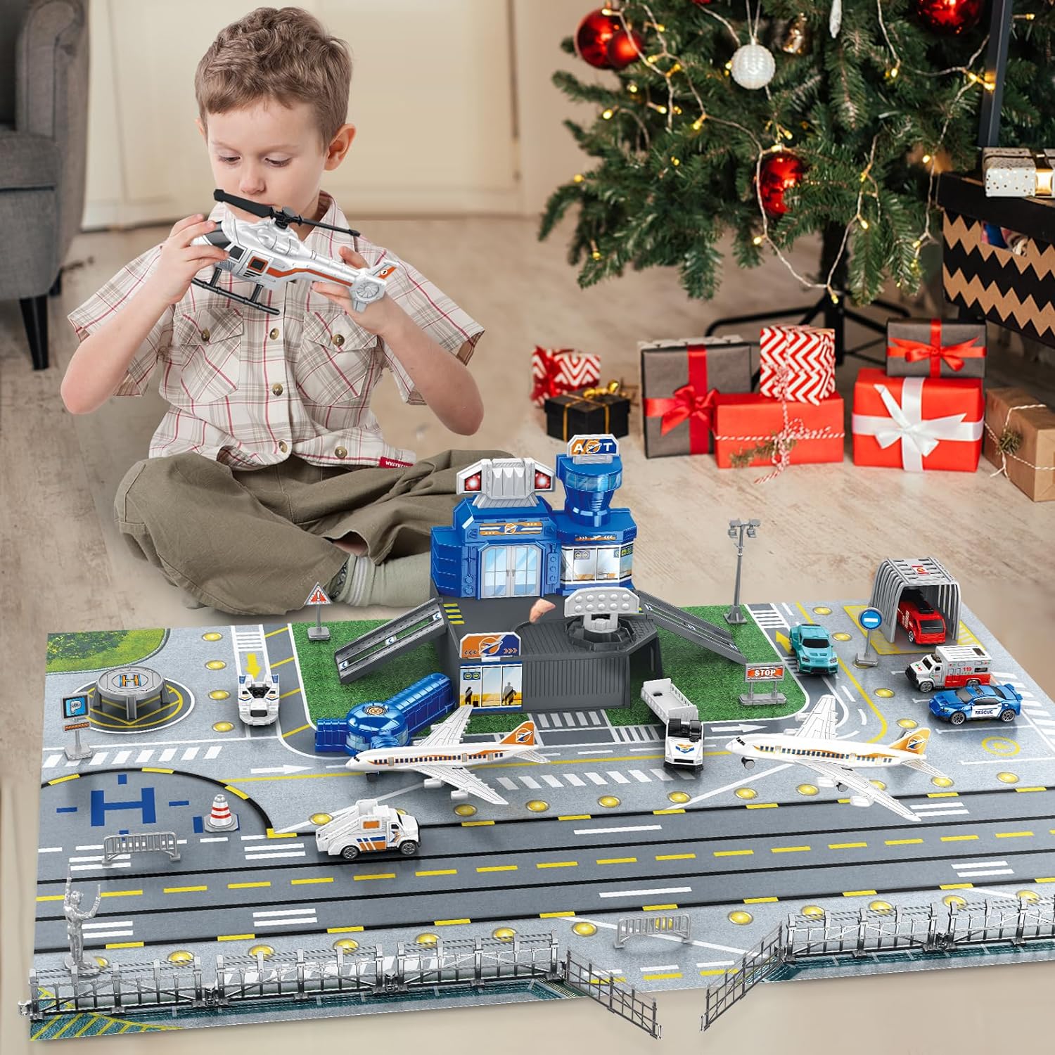 Children's Airport Scene Toy S – Kids Toys Kit Bewertung und Preis