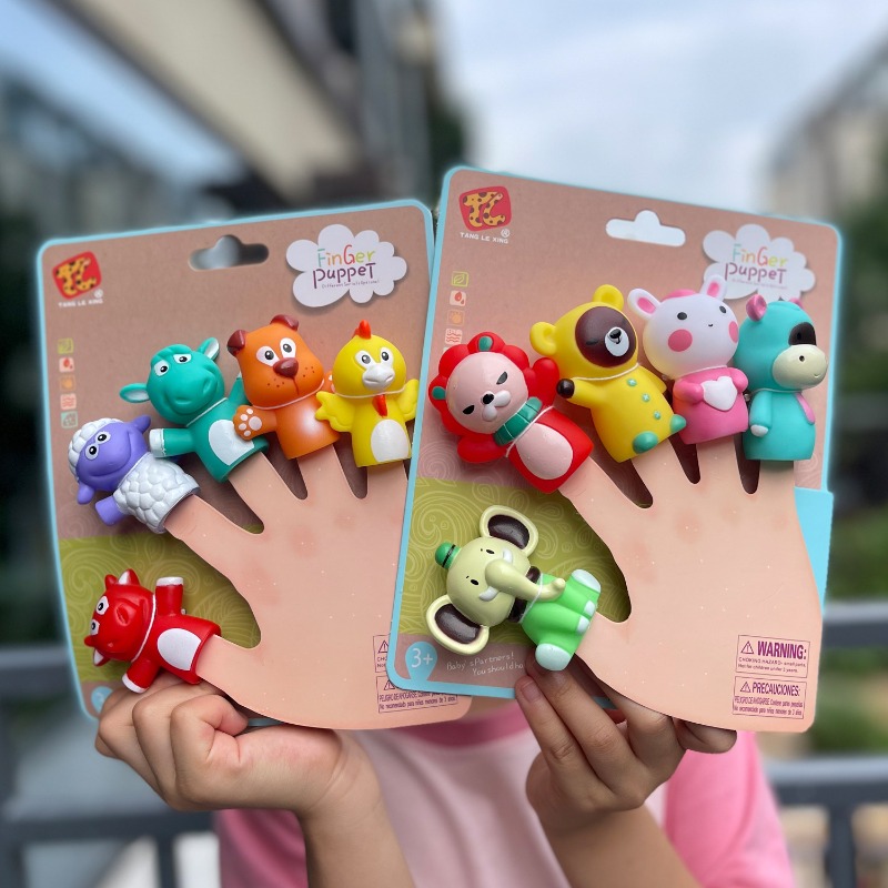 5Pcs Kids Animal Finger Puppet – Kids Toys Elephant Bewertung und Preis