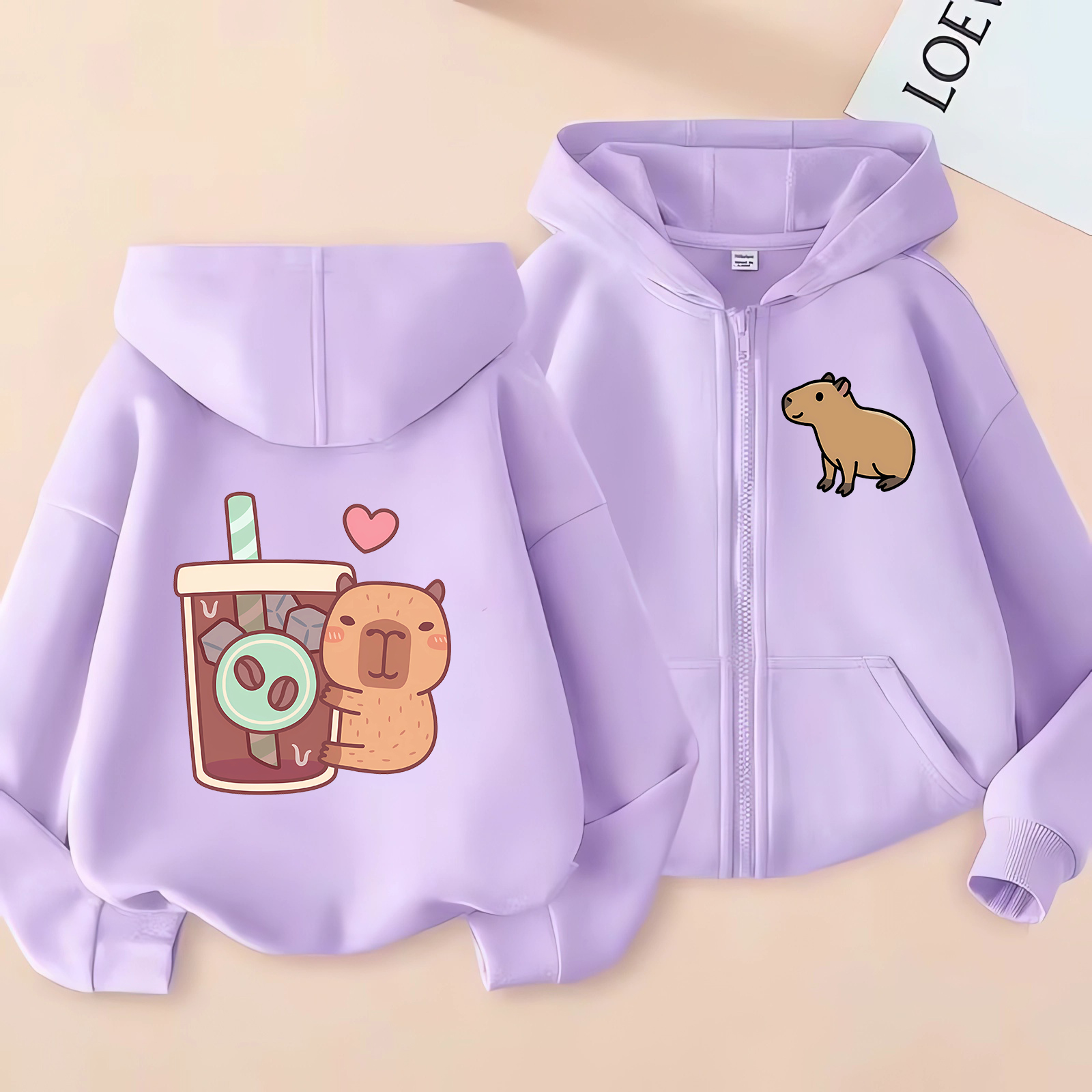 Zip Up Hoodie Kawaii Kids Capy – Kids Zip Toys Bewertung und Preis