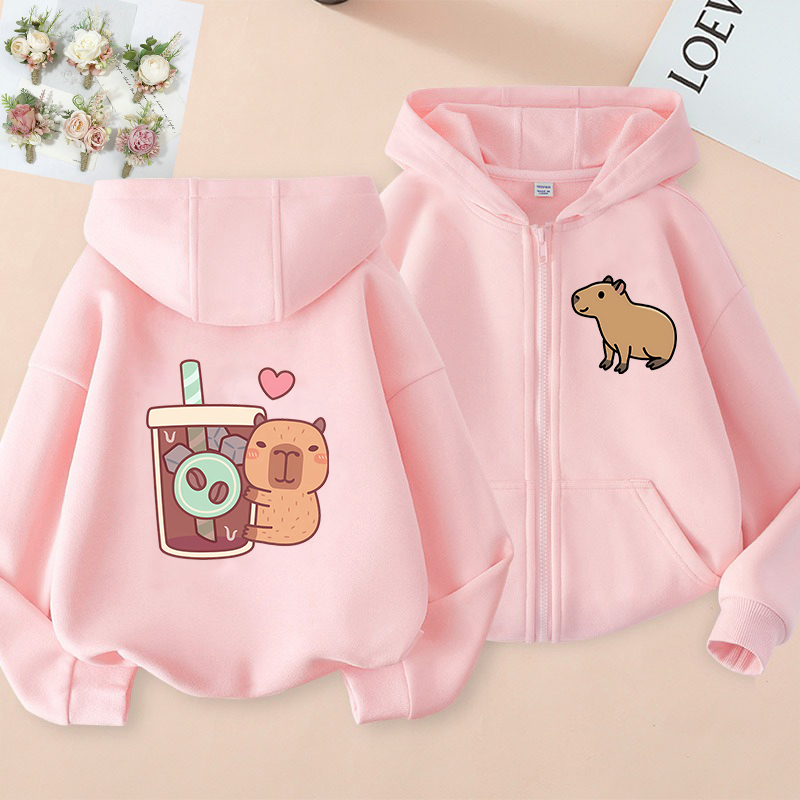 Zip Up Hoodie Kawaii Kids Capy – Kids Zip Toys Bewertung und Preis