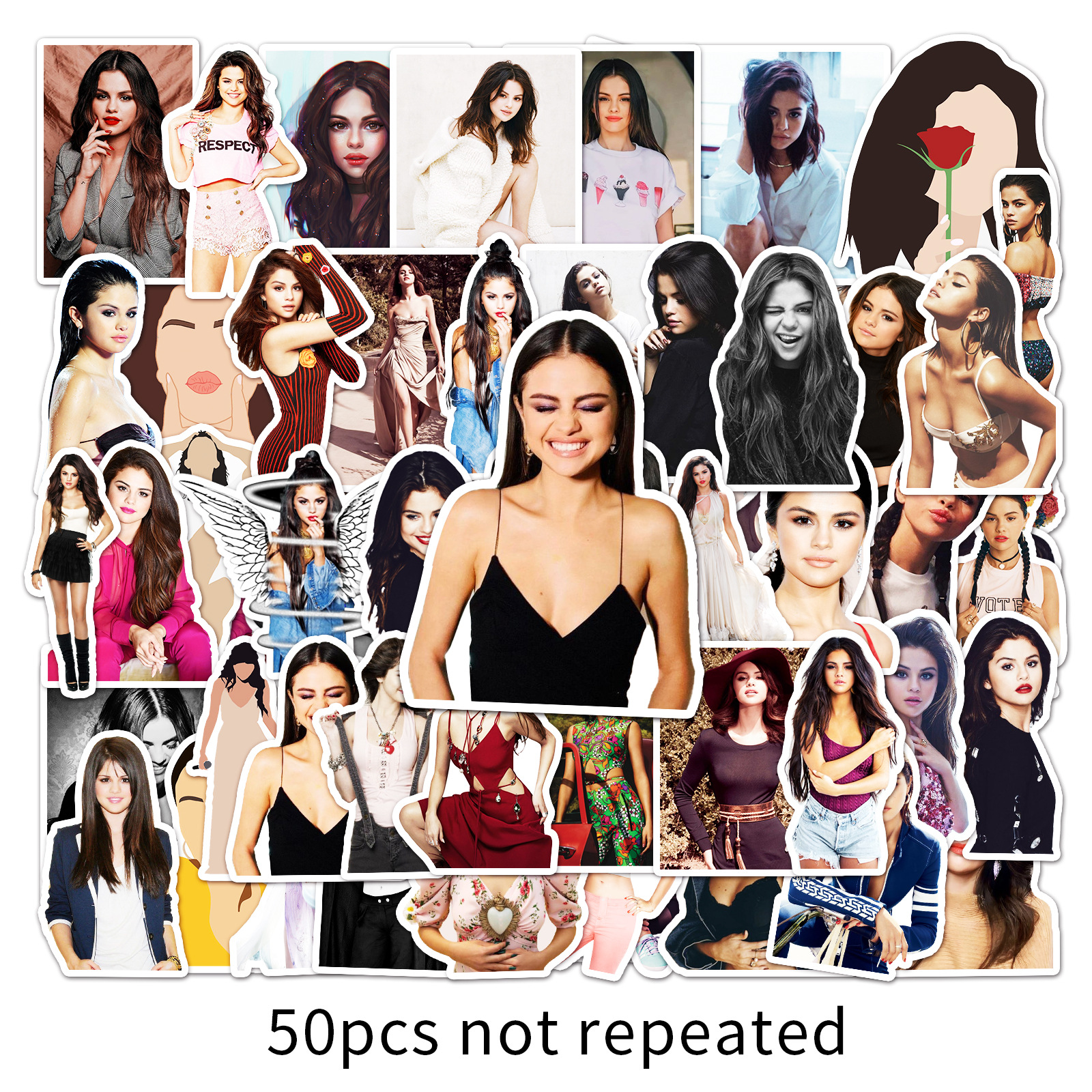 10/30/50pcs  Selena Gomez  Sta – Kids Toys Scooter Bewertung und Preis