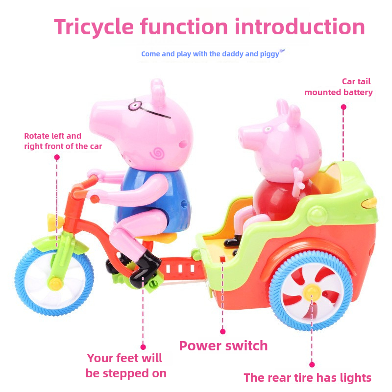 Battery Operated Pink Piggy Ri – Kids Toys Electric Car Bewertung und Preis