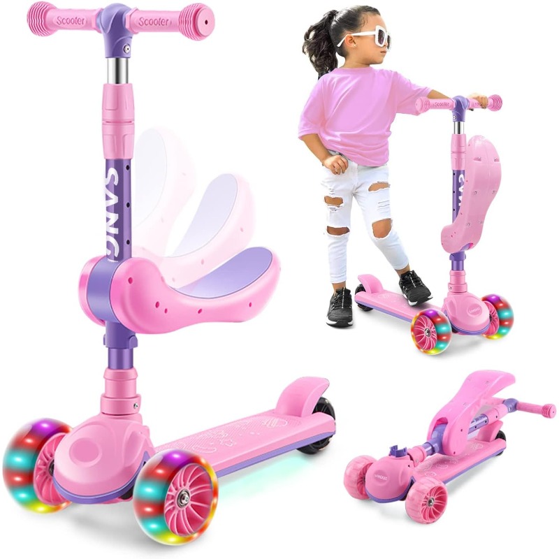 2-in-1 Kids Kick Scooter with  – Kids Toys Scooter Bewertung und Preis