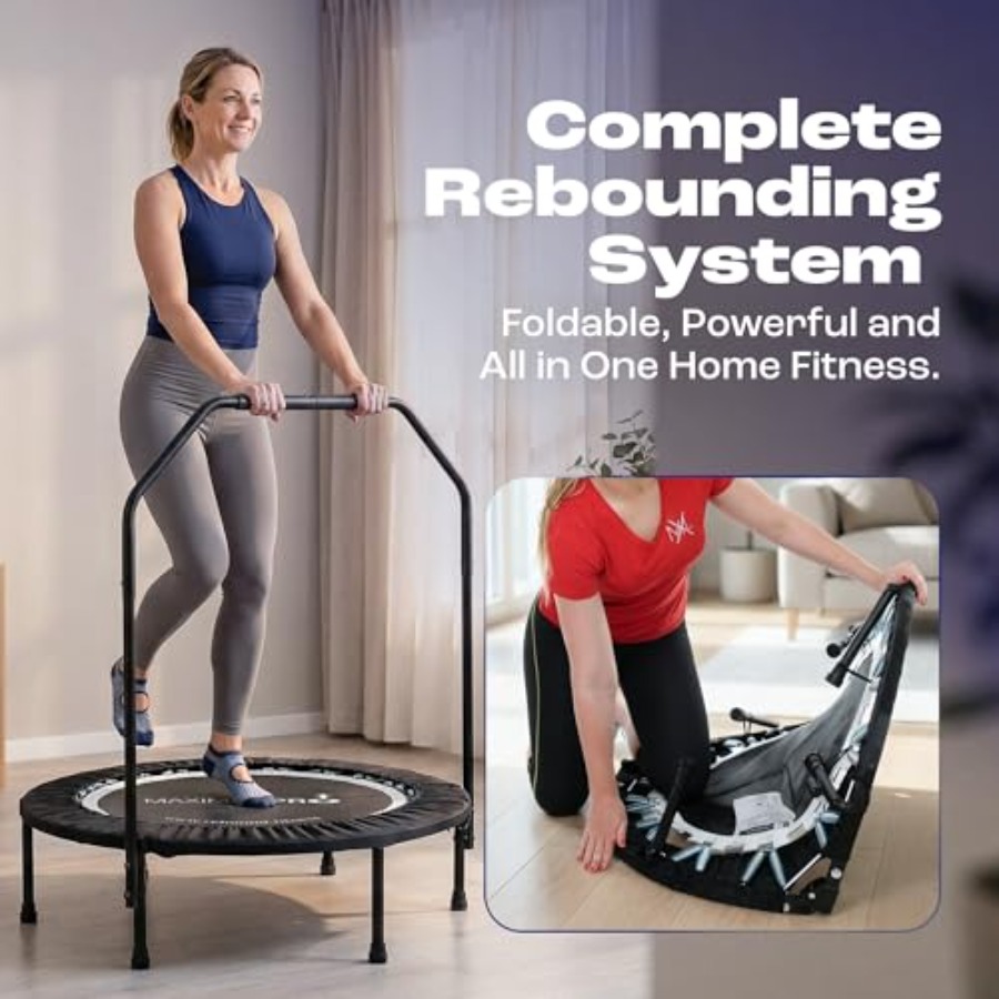 Maximus PRO Folding Rebounder  – Trampoline Mini Indoor Bewertung und Preis