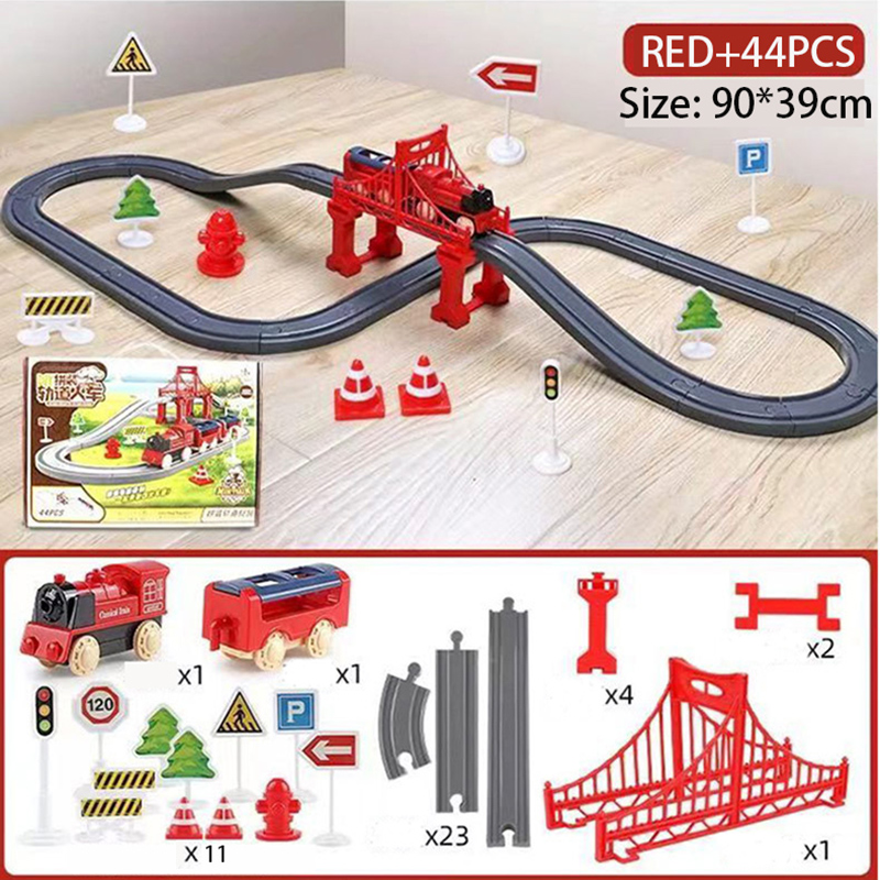 44Pcs/set Electric Train Track – Kids Toys Electric Car Bewertung und Preis