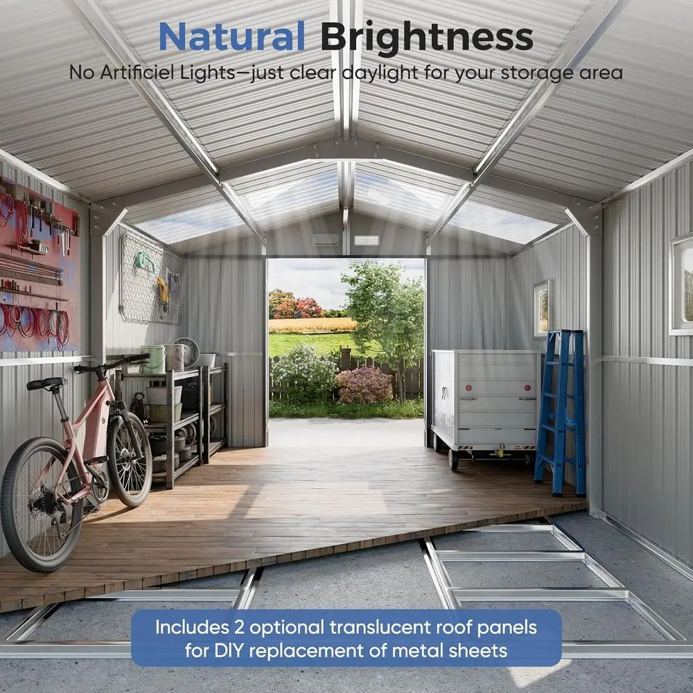 10x12 T Metal Shed with loor K – Kite Wind Outdoor Bewertung und Preis