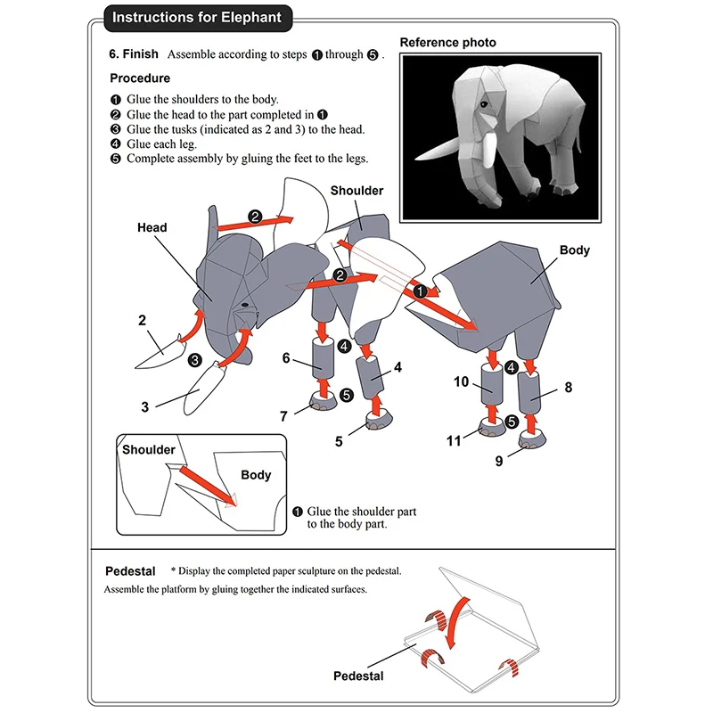 African Elephant Origami Art M – Kids Toys Elephant Bewertung und Preis