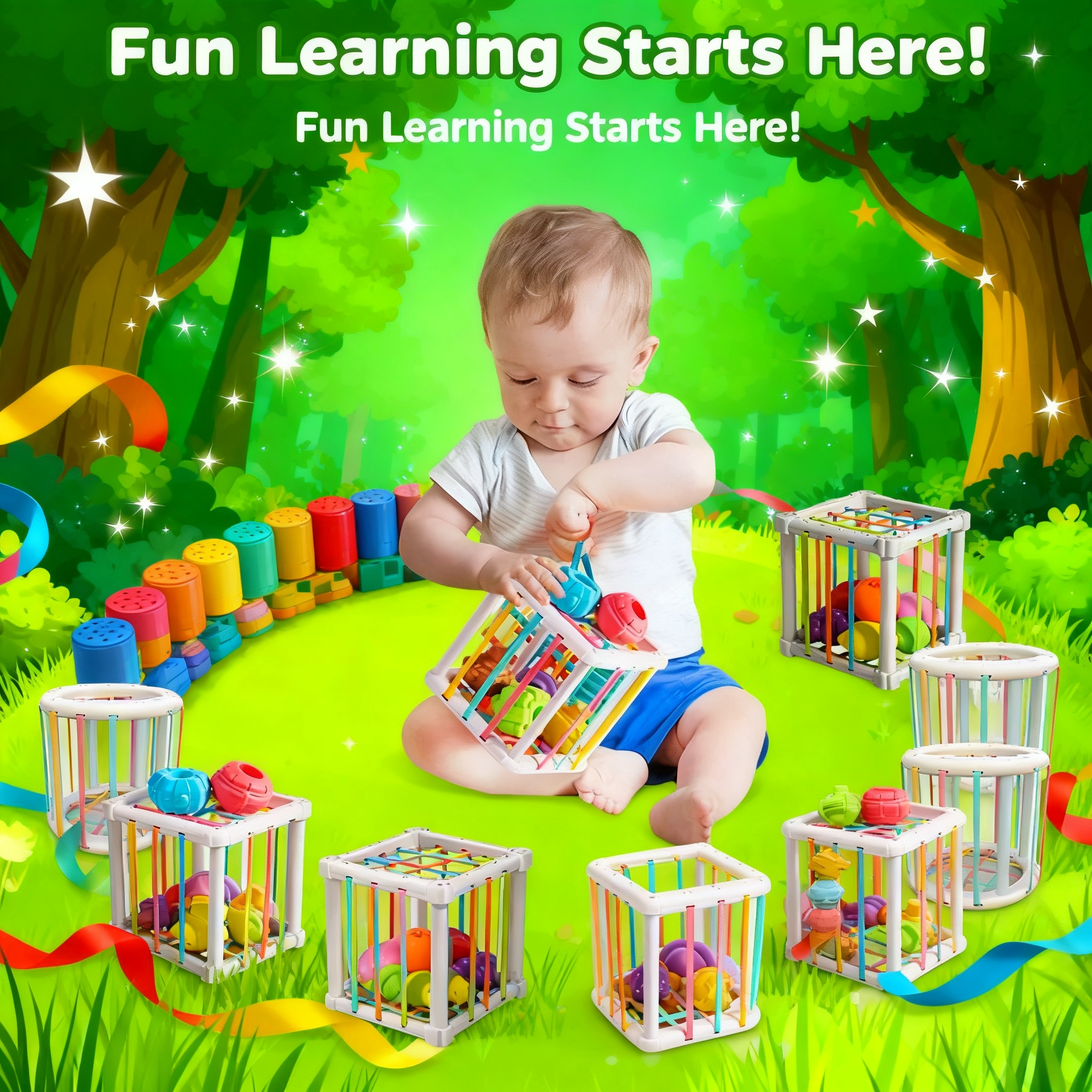 Rainbow Colorful Montessori Sh – Kids Toys Variety Bewertung und Preis
