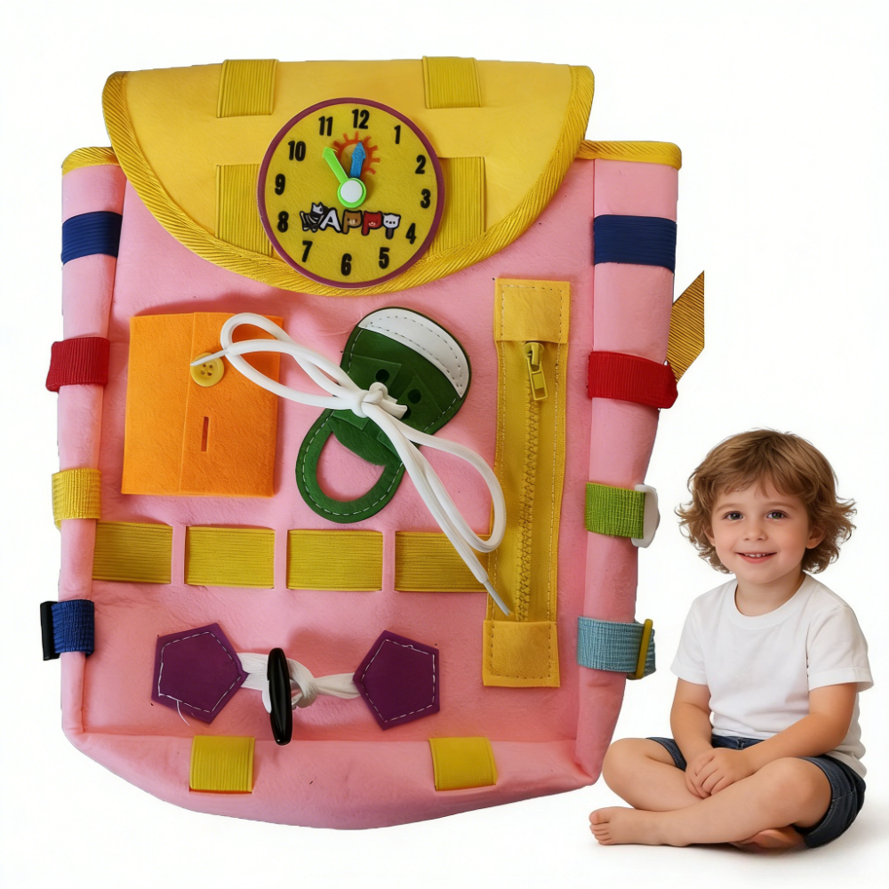 Toddler Backpack Busy Board Mo – Kids Zip Toys Bewertung und Preis
