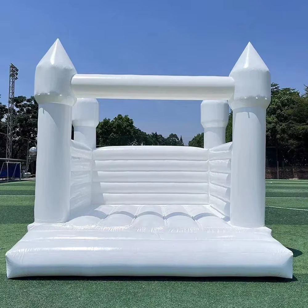 White Inflatable Bounce House  – Kids Toys House Bewertung und Preis