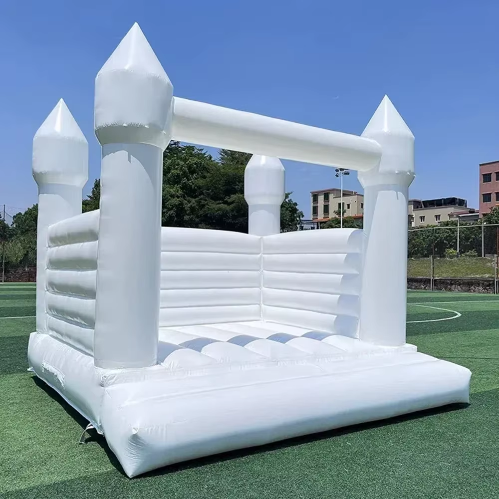 White Inflatable Bounce House  – Kids Toys House Bewertung und Preis