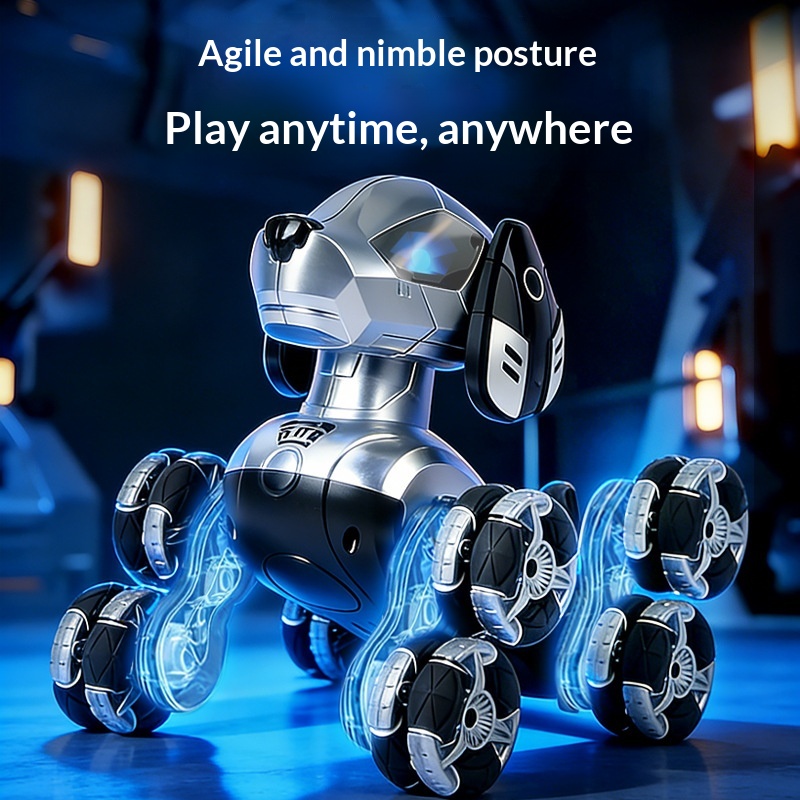 New RC Stunt Robot Dog 8 Wheel – Kids Toys Electric Car Bewertung und Preis