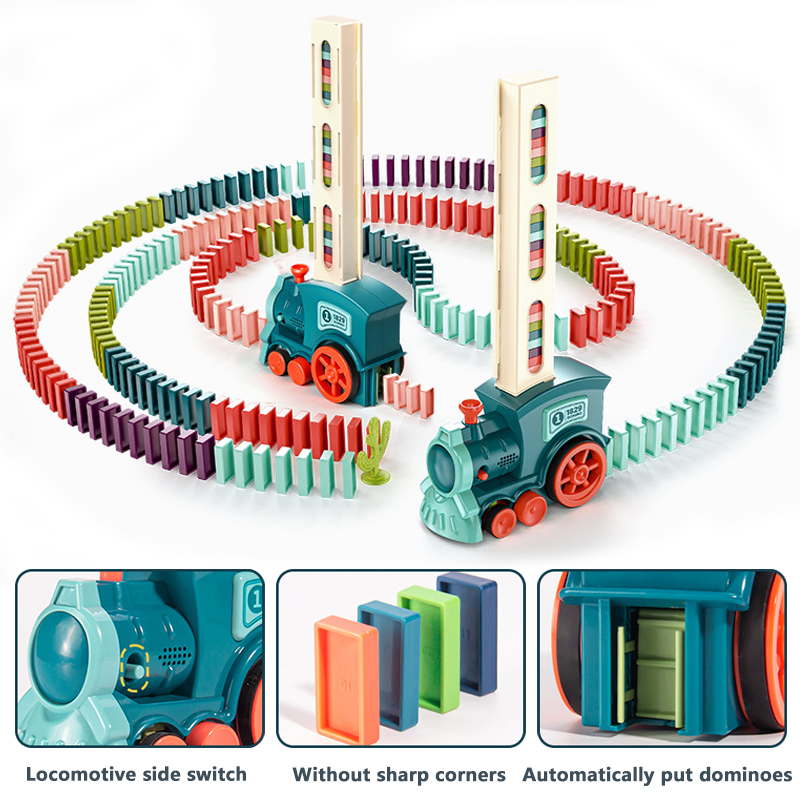 Automatic Laying Domino Train  – Kids Toys Electric Car Bewertung und Preis