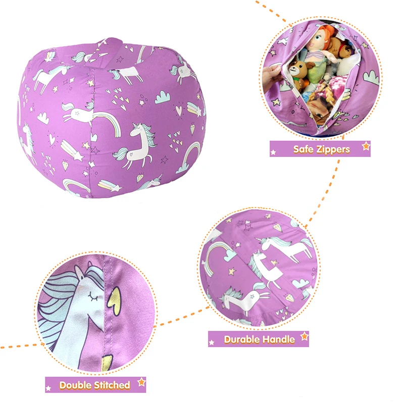 2025 New Bean Bag Storage Stuf – Kids Zip Toys Bewertung und Preis