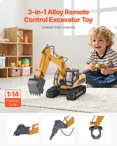 Remote Control Excavator Toy 1 – Kids Y Toys Bewertung und Preis