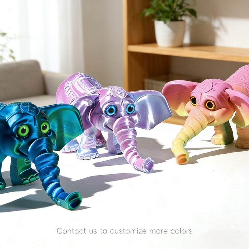 10CM 3D Printed Elephant Model – Kids Toys Elephant Bewertung und Preis