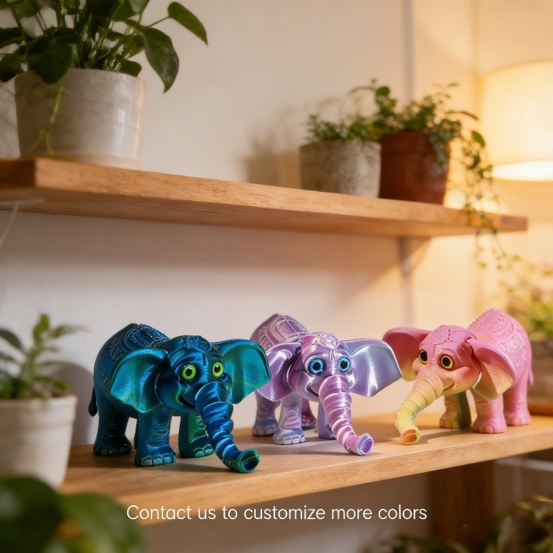 10CM 3D Printed Elephant Model – Kids Toys Elephant Bewertung und Preis