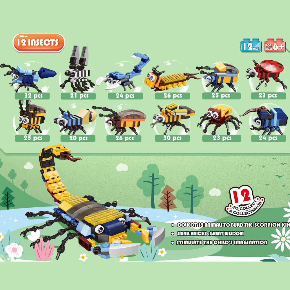 12-in-1 Animal Building Block  – Kids Toys Elephant Bewertung und Preis