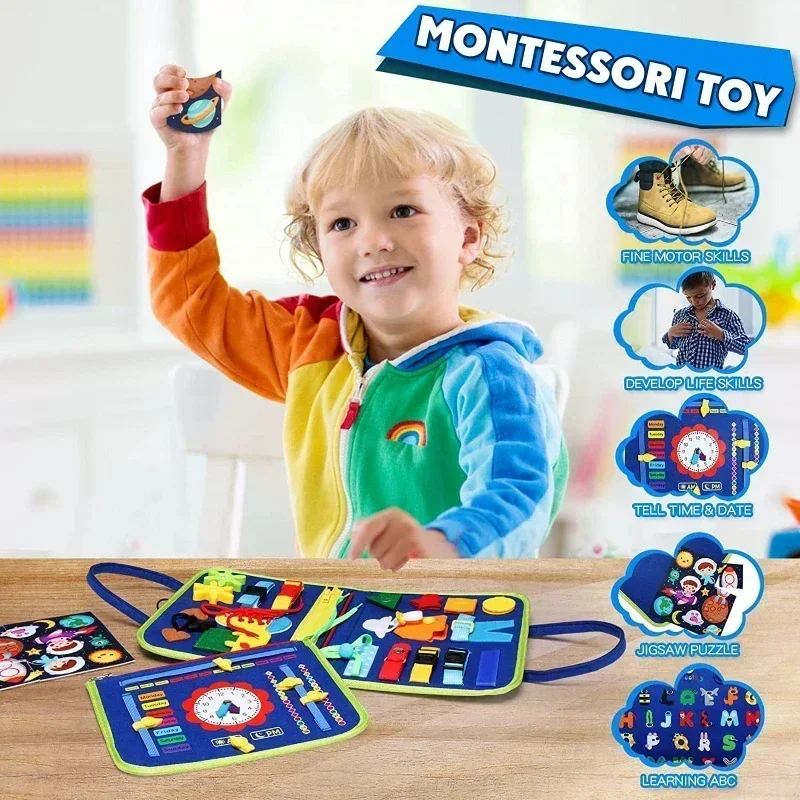 Kids Busy Board Buckle Montess – Kids Zip Toys Bewertung und Preis
