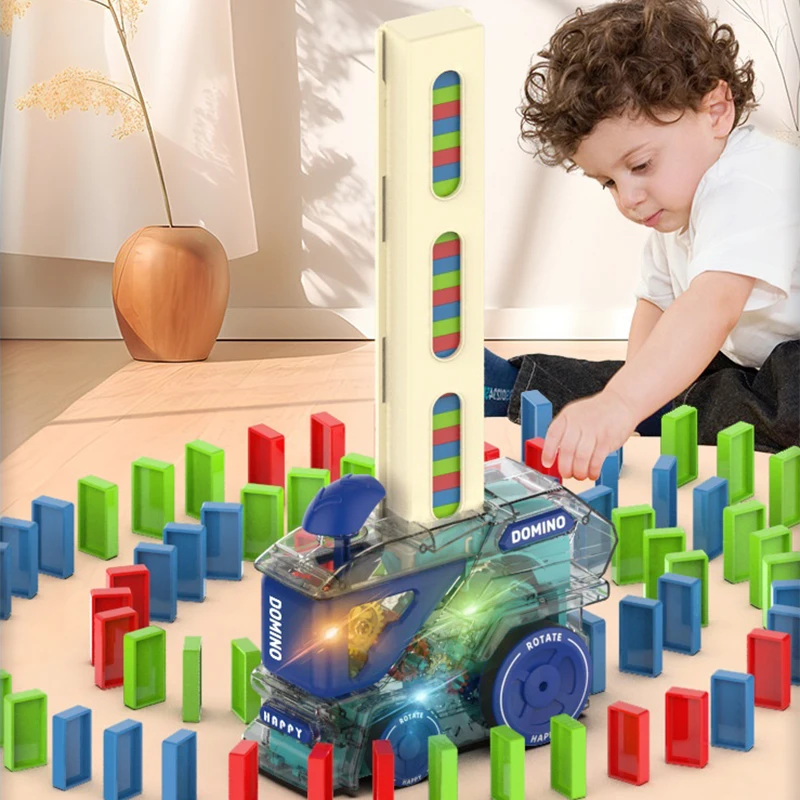 Automatic Laying Domino Train  – Kids Toys Electric Car Bewertung und Preis