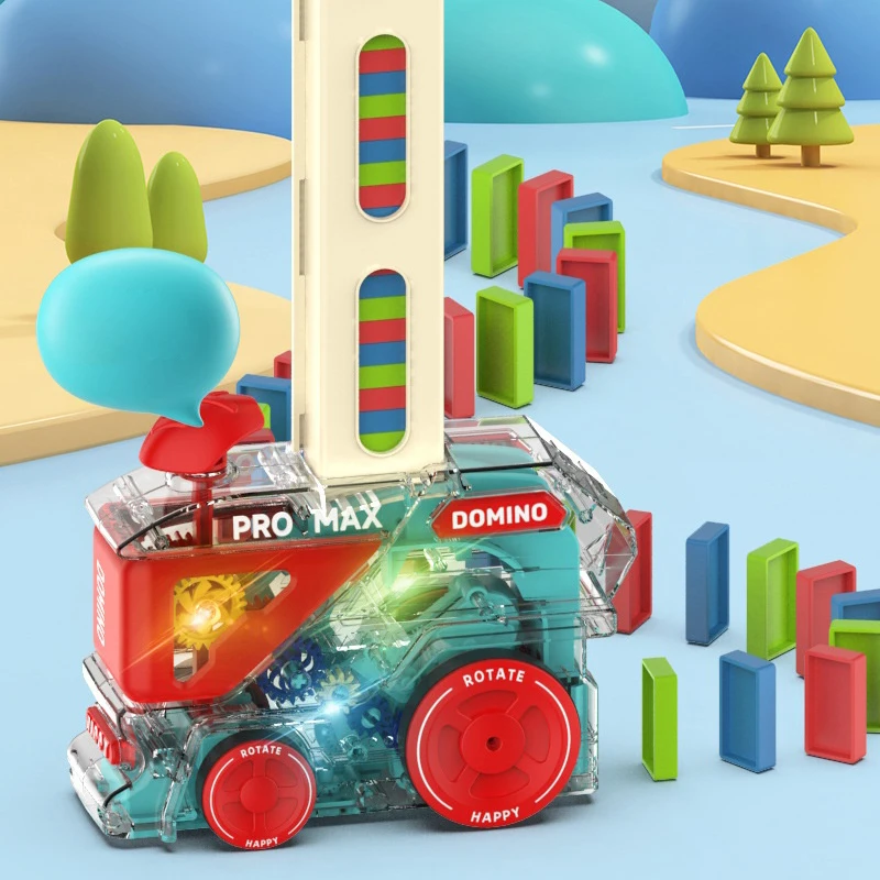Automatic Laying Domino Train  – Kids Toys Electric Car Bewertung und Preis