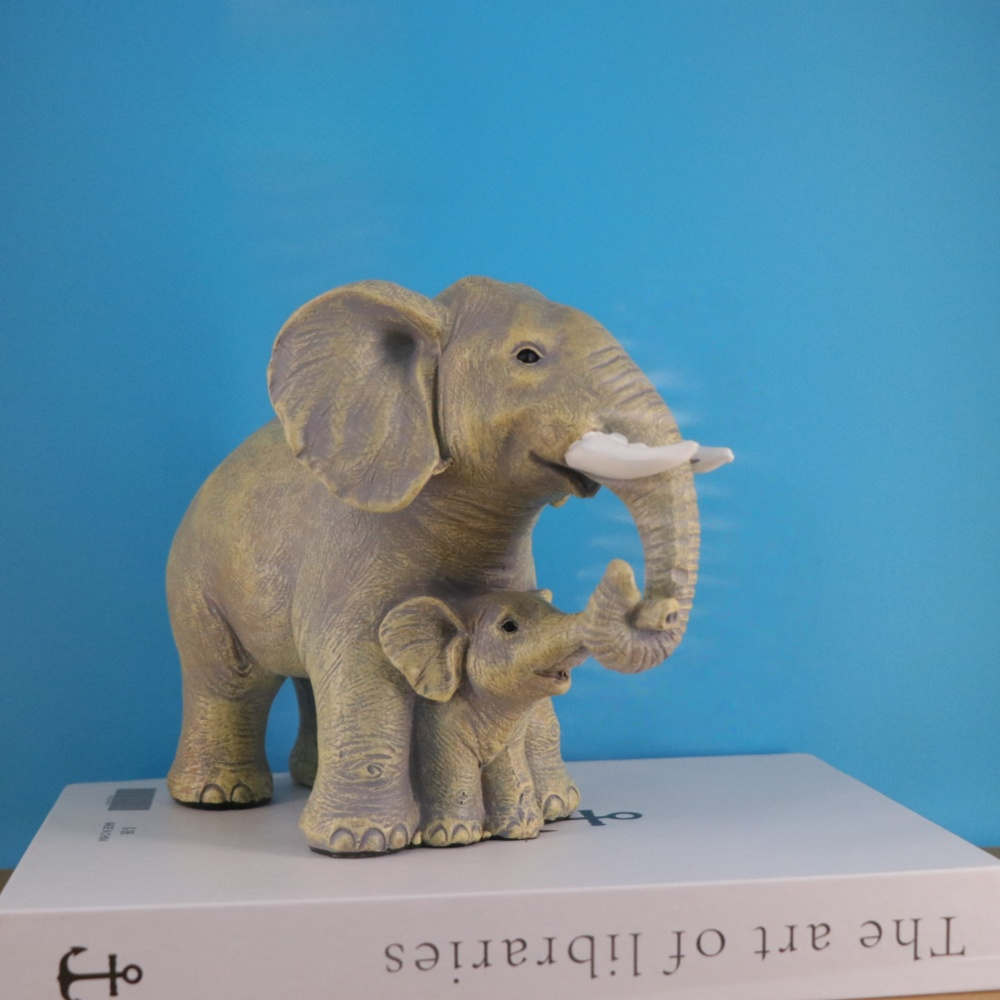 Mother Child Elephant Statue R – Kids Toys Elephant Bewertung und Preis