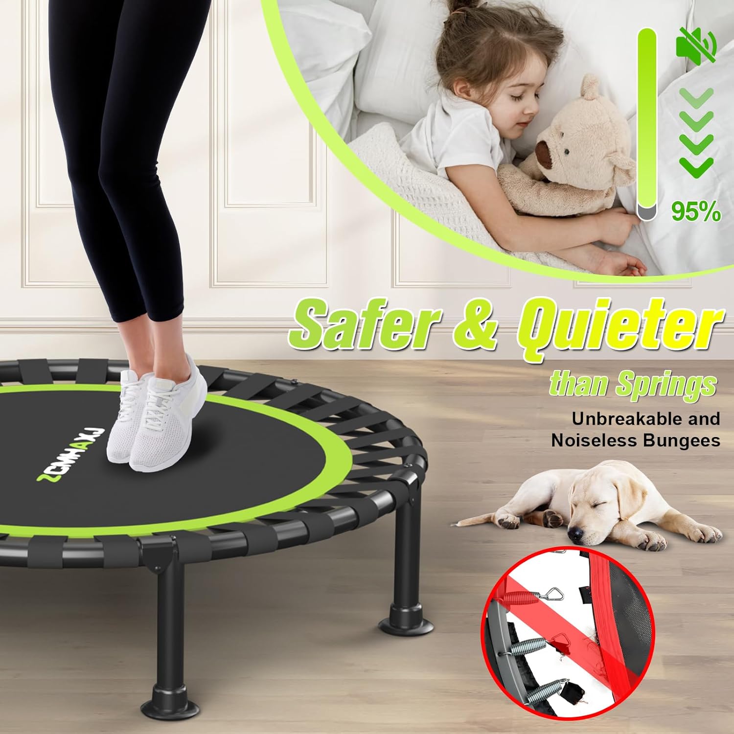 Foldable Mini Rebounder Trampo – Trampoline Mini Indoor Bewertung und Preis