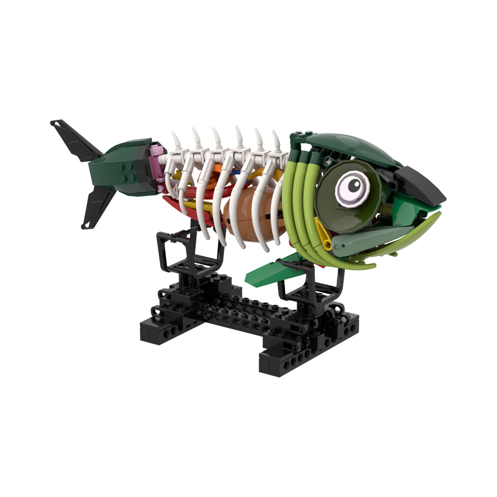 MOC Zombie Fish Model Building – Kids Zombie Toys Bewertung und Preis