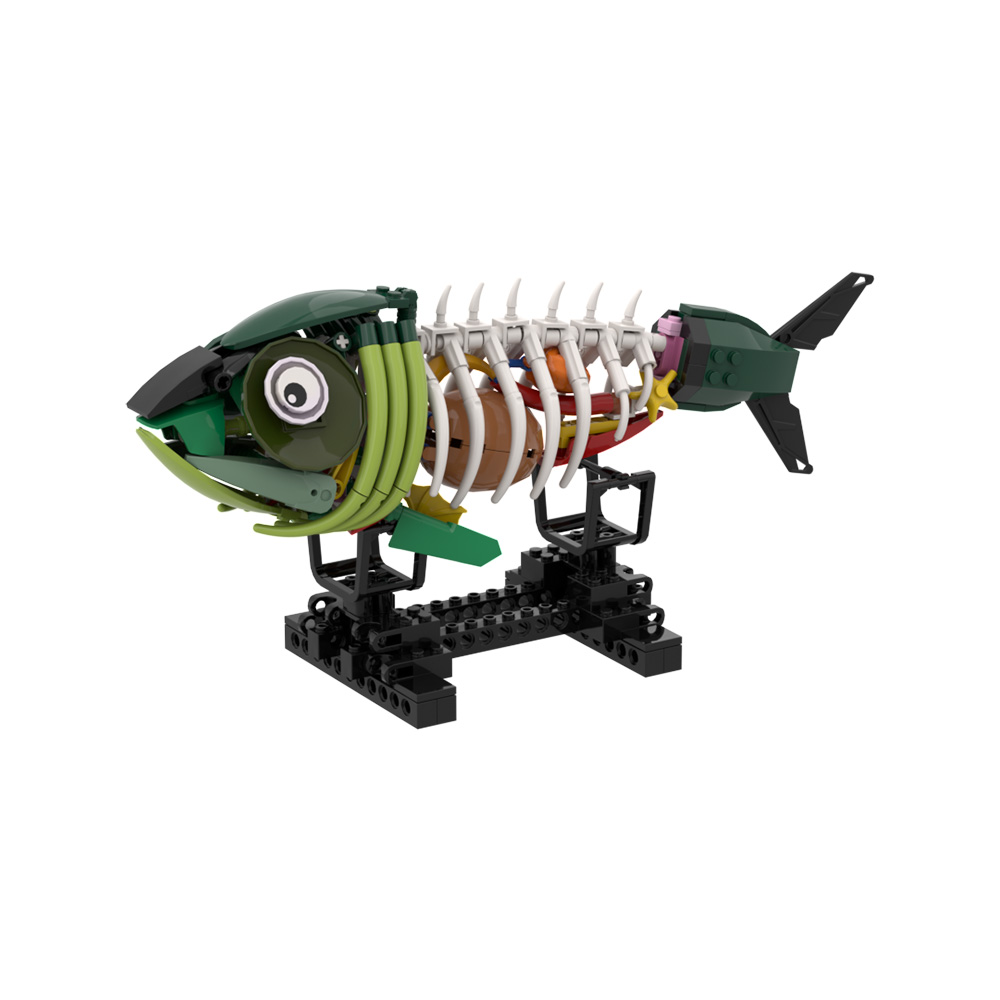MOC Zombie Fish Model Building – Kids Zombie Toys Bewertung und Preis