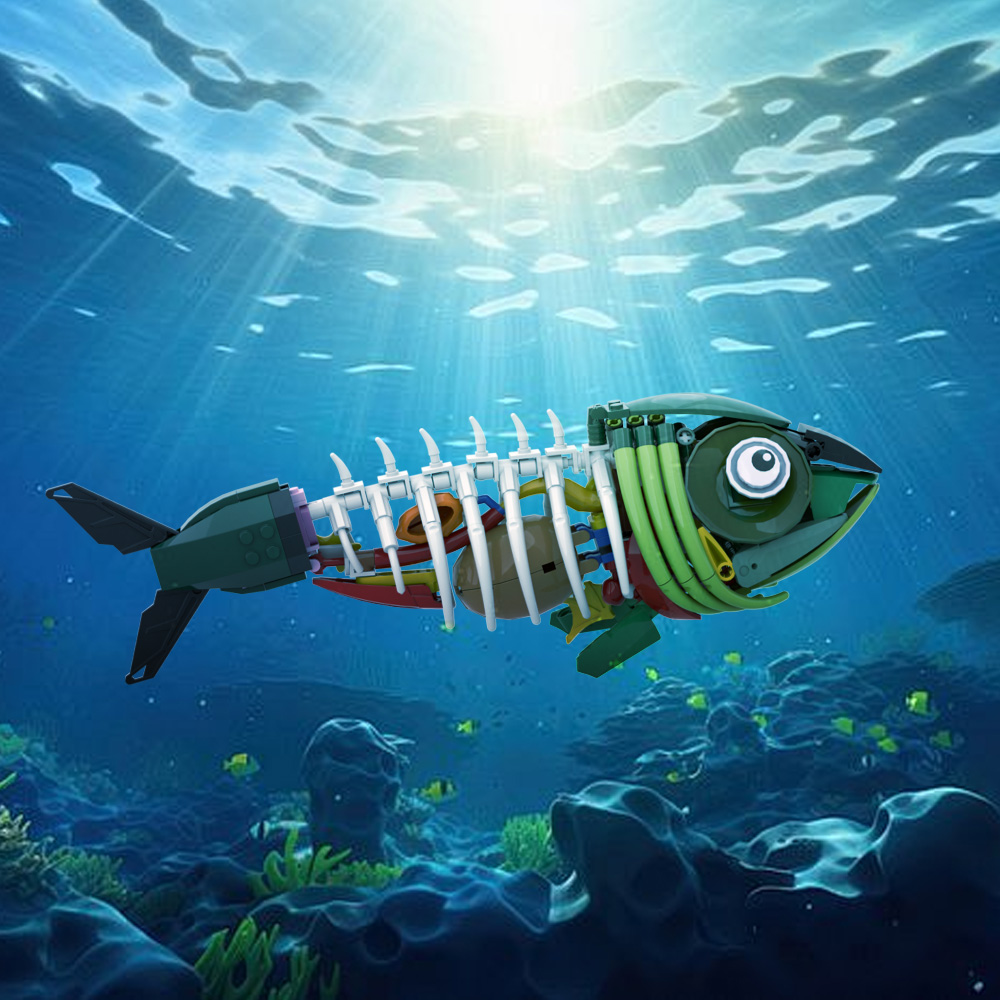 MOC Zombie Fish Model Building – Kids Zombie Toys Bewertung und Preis