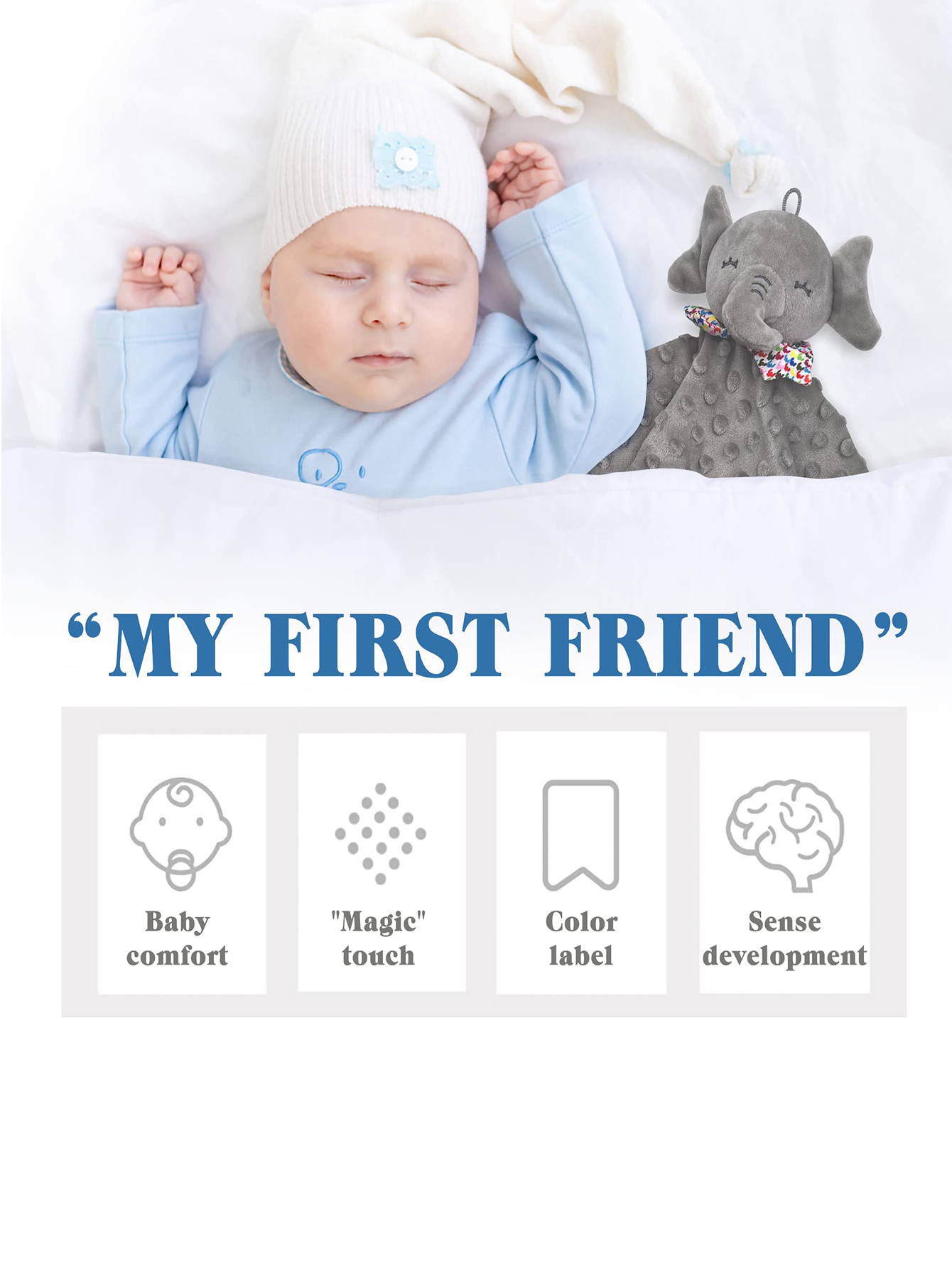 Elephant Baby Comforter Blanke – Kids Toys Elephant Bewertung und Preis