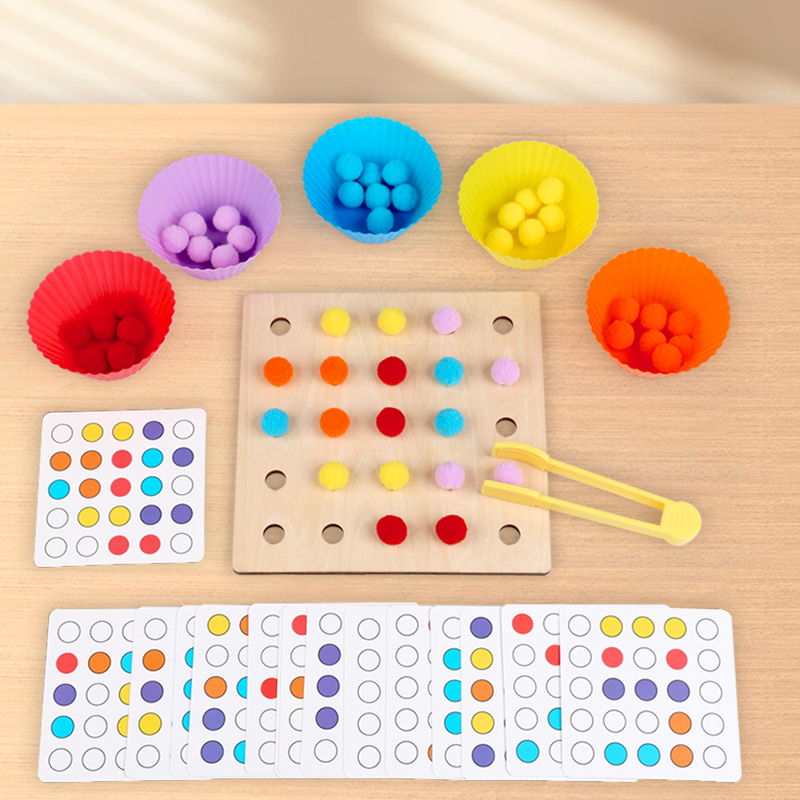 Wooden Clip Beads Toy Montesso – Kid Toys Ads Bewertung und Preis