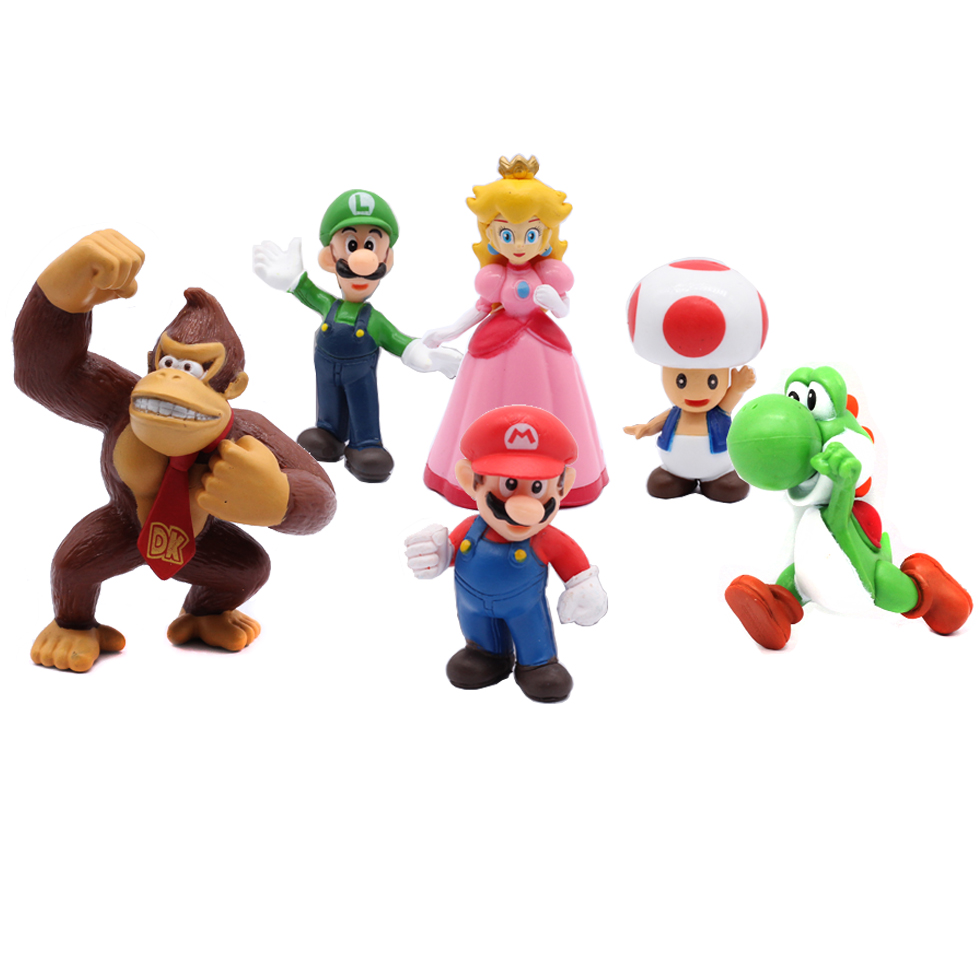 # 6pcs/set Super Mario Bros PV – Kids Toys Kit Bewertung und Preis